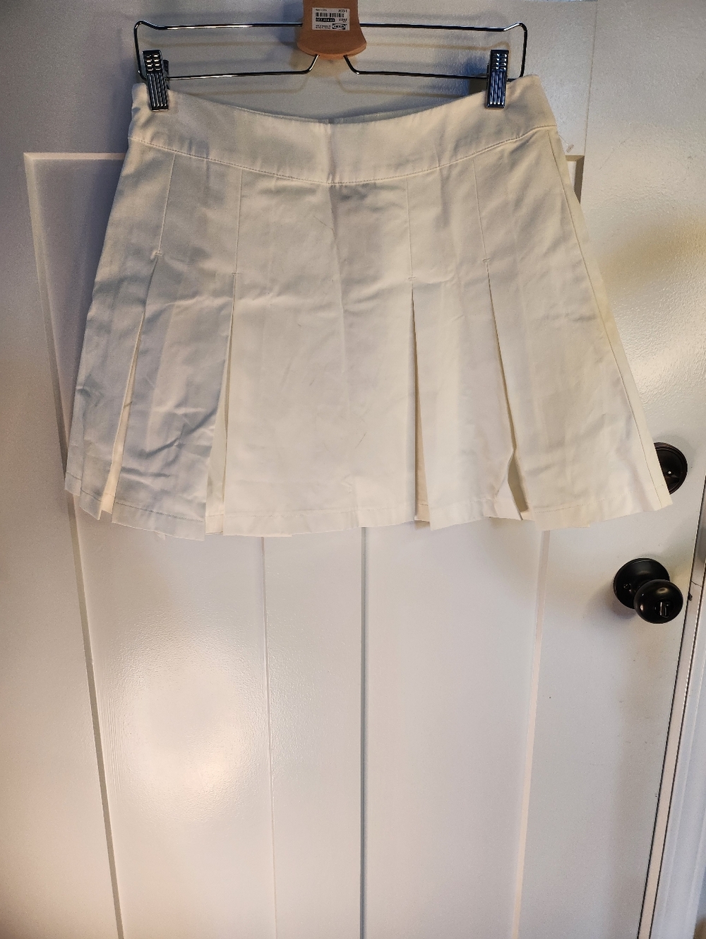 Jordan White Pleated Tennis Skirt